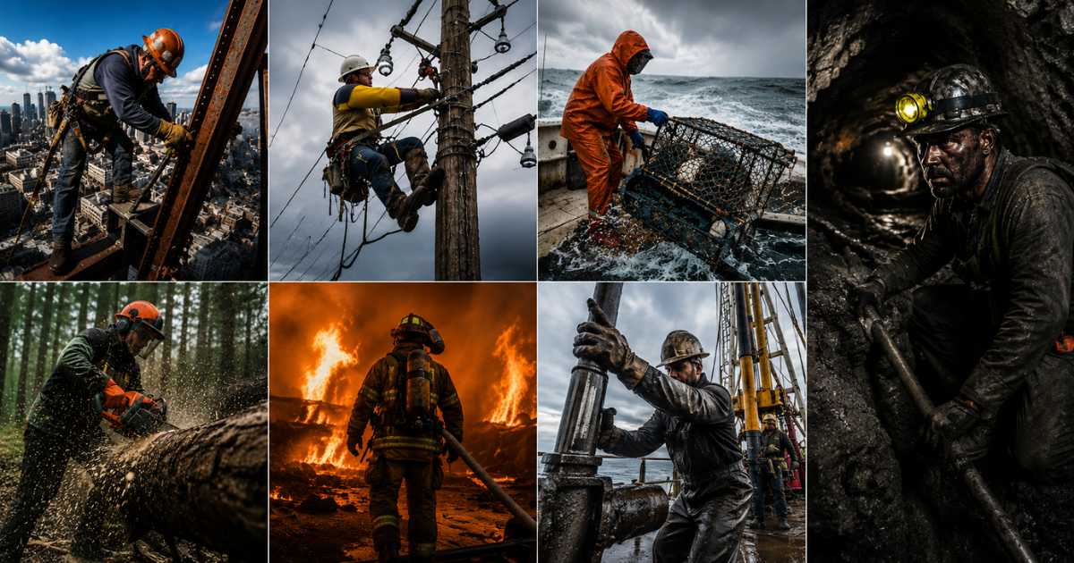 10 Most Dangerous Jobs in America (2024 BLS Data)